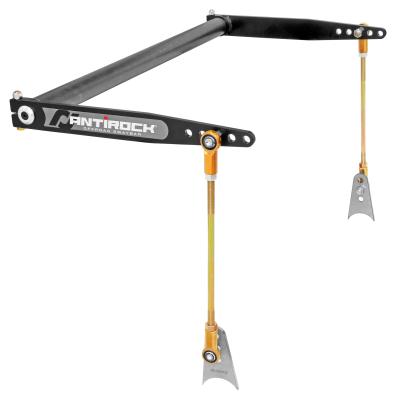 Antirock Sway Bar Kit Universal 45 Inch Bar 17 Inch Steel Arms RockJock 4x4