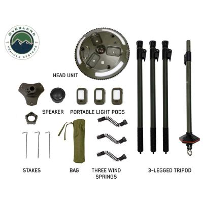 UFO Solar Light Light Pods &amp; Speaker - Camping Light Overland Vehicle Systems