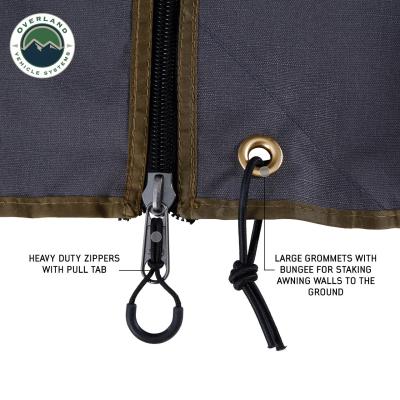 270 Side Walls 1 and 2 - 270 LTE Awning Wall kit driver Overland Vehicle Systems