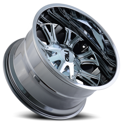 Cast Aluminum Wheels Americana 9101 CH 22x14 Chrome 6 On 135/6 On139.7 Bolt Pattern -76 Offset Cali Offroad Wheels