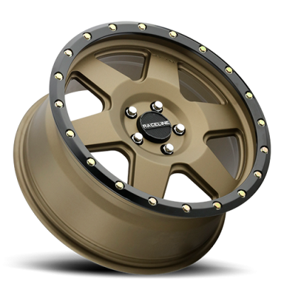 Aluminum Wheels 17x8 Boost 946BZ Satin Bronze 6 Spoke 35 Offset 5 on 110 Bolt Pattern 72.62 Bore Raceline