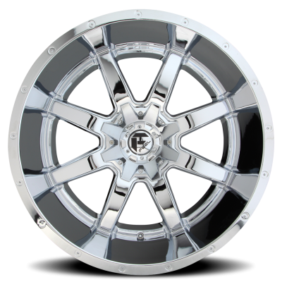 Aluminum Wheels 20X10 Maverick D536 5 On 114.3/5 On 127 Chrome 78.1 Bore -18 Offset Fuel Off Road Wheels