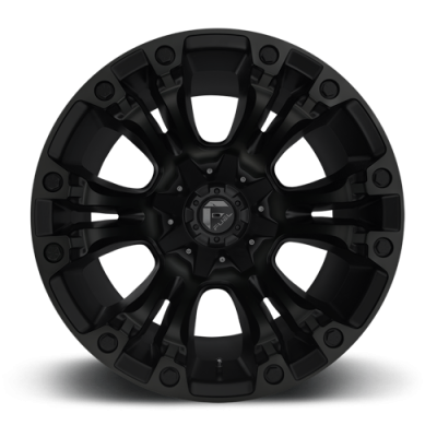 Aluminum Wheels 20X10 Vapor D560 5 On 114.3/5 On 127 Matte Black 78.1 Bore -18 Offset Fuel Off Road Wheels
