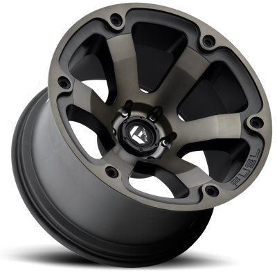 Aluminum Wheels 20X9 Beast D564 5 On 127 Matte Black/Machined Dark Tint 78.1 Bore 1 Offset 6 Spoke Fuel Off Road Wheels