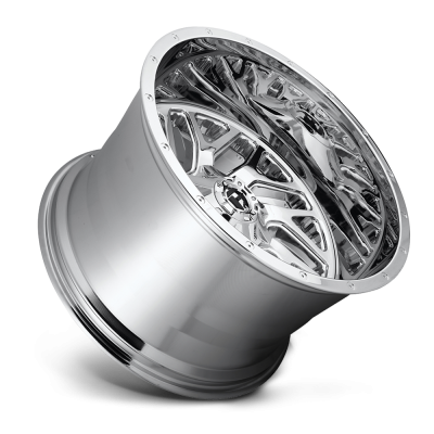 Aluminum Wheels 24X12 Triton D609 6 On 135/6 On 139.7 Chrome Plated 106.1 Bore -44 Offset Mesh Spoke Fuel Off Road Wheels