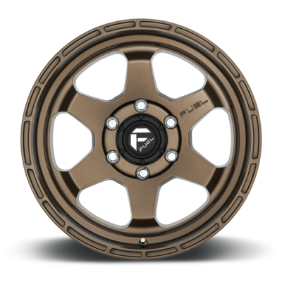 Aluminum Wheels 18X9 Shok D666 5 On 127 Matte Bronze 71.5 Bore 1 Offset Fuel Off Road Wheels