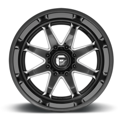 Aluminum Wheels 20X9 Hammer D749 5 On 127 Gloss Black Milled 71.5 Bore 1 Offset Fuel Off Road Wheels