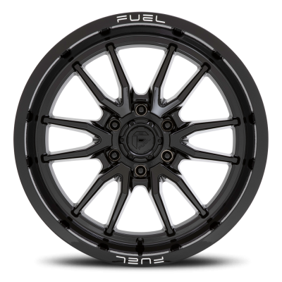 Aluminum Wheels 17X9 Clash 6 D760 6 On 120 Gloss Black 67.06 Bore 1 Offset Multi Spoke Fuel Off Road Wheels
