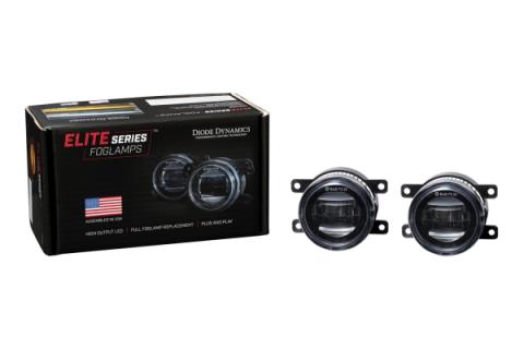 Elite Series Type A Fog Lamps, Yellow Pair Diode Dynamics