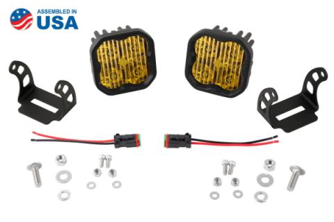 SS3 Max ABL Yellow SAE Fog Standard Pair Diode Dynamics