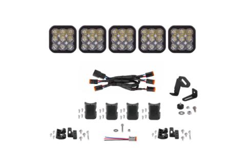 SS5 Sport Universal CrossLink 5-Pod Lightbar White Driving Diode Dynamics