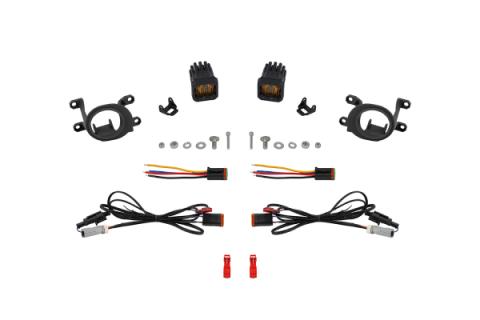 SSC1 Type BM LED Fog Light Kit, Yellow SAE Fog Diode Dynamics