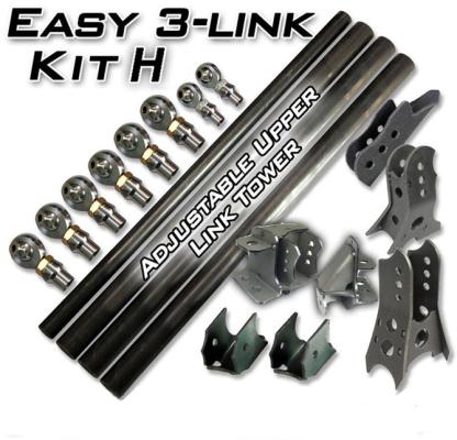 Easy 3 Link - Kit H - Adjustable Upper link Outside Frame Offset - with DOM Artec Industries
