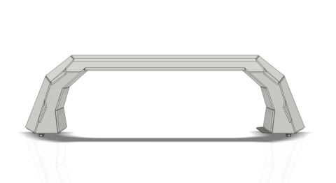 Bolt-On Fabricated Bull Bar for Crusher Bumpers Jeep JK/JL/JT Motobilt