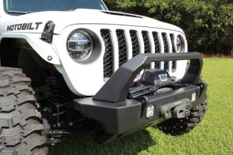 Bolt-On Fabricated Bull Bar for Crusher Bumpers Jeep JK/JL/JT Motobilt