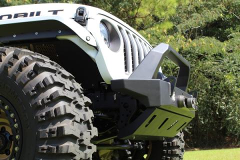 Bolt-On Fabricated Bull Bar for Crusher Bumpers Jeep JK/JL/JT Motobilt