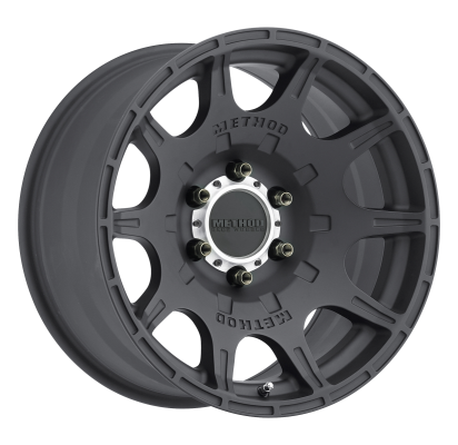 Aluminum Wheels 17x8.5 Roost MR308 Bolt Pattern 6 On 135 Offset 0 Matte Black MB Method
