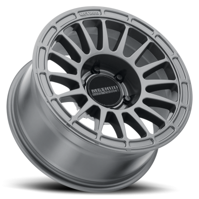 Aluminum Wheels 15x7 MR314 Bolt Pattern 5 On 100 Offset 15 Lip Size 0 Gloss Titanium GY Method