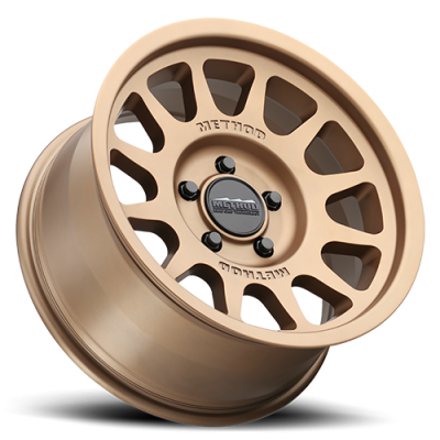 Aluminum Wheels 17x9 Bead Grip MR703 Bolt Pattern 5 On 127 Offset -12 Lip Size 1.18 Method Bronze BRZ Method