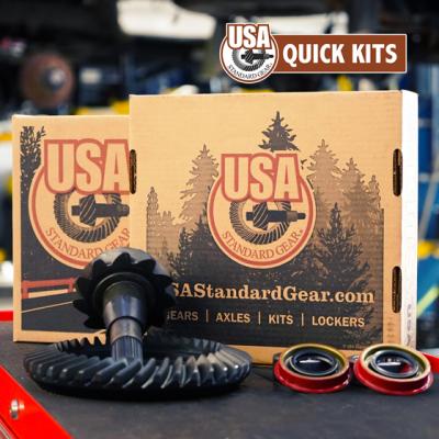 9.75 inch Ford 4.11 Rear Ring and Pinion Install Kit 2.53 inch OD Axle Bearings and Seal USA Standard