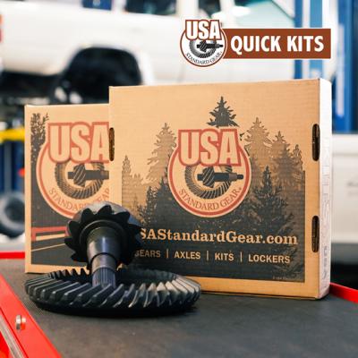 11.25 inch Dana 80 4.88 Rear Ring and Pinion Install Kit 4.125 inch OD Head Bearing USA Standard