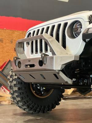 Bolt-On Fabricated Bull Bar for Crusher Bumpers Jeep JK/JL/JT Motobilt