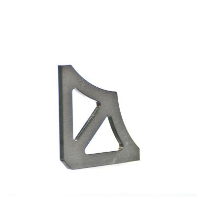 Scalloped Two Hole Gusset 3x3 Inch Steel Motobilt