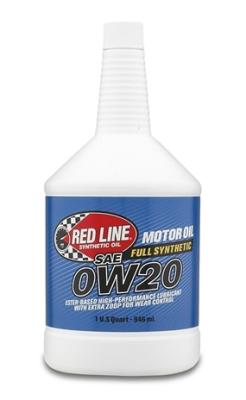 0W20 Synthetic Oil 1 Quart Red Line Oil