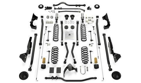 07-18 Wrangler JK 4 Door 6 Inch Alpine RT6 Long Arm Suspension System No Shocks TeraFlex