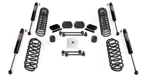 18-Up Wrangler JL 4 Door 2.5 Inch Coil Spring Base Lift Kit & 9550 VSS Twin-Tube Shocks TeraFlex