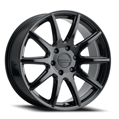 Aluminum Wheels 18x8 Spike 159 GB Gloss Black 15 Offset 6 on 139.7 Bolt Pattern 106.1 Bore Raceline