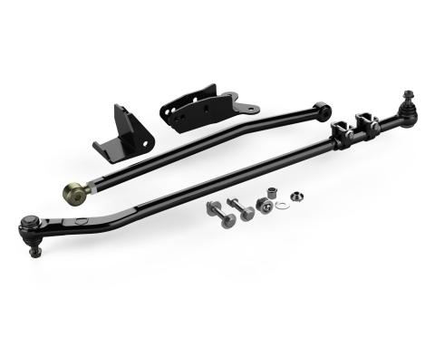 07-18 Wrangler JK HD Forged Drag Link Flip Kit w/ Track Bar Drop Bracket & Frame Brace Kit TeraFlex