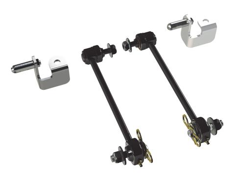 07-18 Wrangler JK 10 Inch Front Sway Bar Quick Disconnect Kit 3-4 Inch Lift TeraFlex