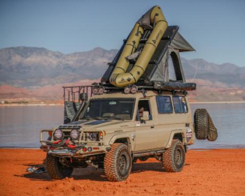 18099901 Mamba 3 Roof Top Tent - Clam Shell Roof Top Tent Overland Vehicle Systems