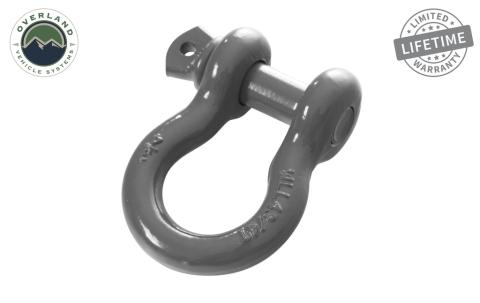 Recovery Shackle 3/4 Inch 4.75 Ton - Gray Universal Overland Vehicle Systems