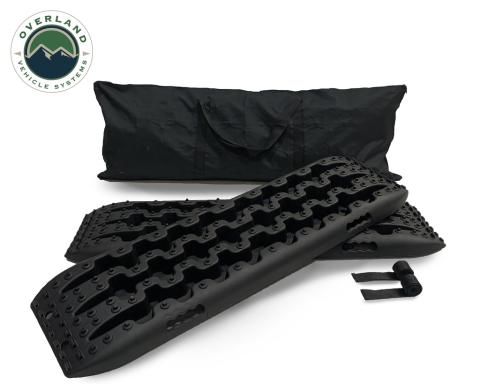 Recovery Ramps for 4WDs Gray/Black Universal + Storage Bag Overland Vehicle Systems