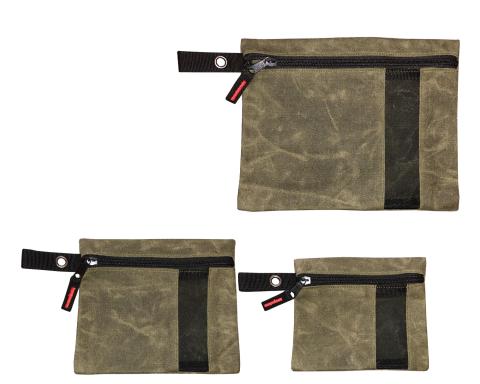 Waxed Canvas - Small Size Utility Bags with Pockets Overland Vehicle Systems