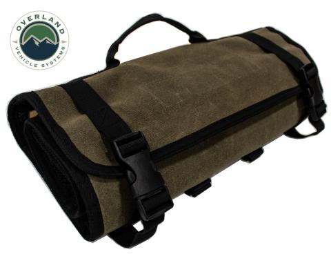 Rolled Bag First Aid - Waxed Canvas First Aid Bag for Car Overland Vehicle Systems