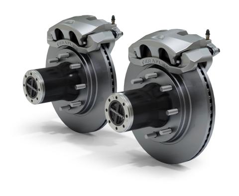 07-18 Wrangler JK Dana 30/44 Front Axle 8-Lug Locking Hub Conversion Kit w/ Vented Big Brakes TeraFlex
