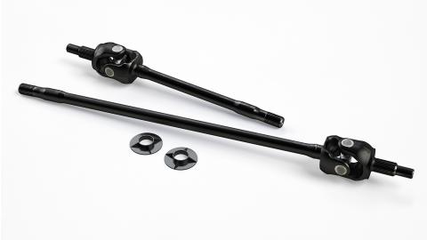07-18 Wrangler JK Tera30 HD Front Axle Shaft Kit w/ Outer Stubs & U-Joints 30-Spline TeraFlex
