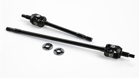 07-18 Wrangler JK Tera44 HD Front Axle Shaft Kit w/ Outer Stubs & U-Joints 30-Spline TeraFlex