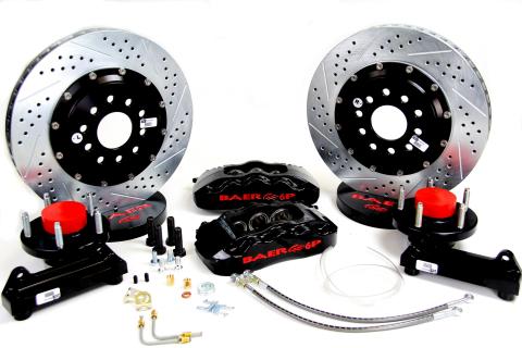 Brake System 14 Inch Front Pro+ Black Wilwood Pro BAER Brakes