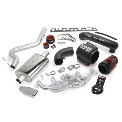 PowerPack Bundle Complete Power System W/AutoMind Programmer Chrome Tip 00-03 Jeep 4.0L Wrangler TJ Banks Power
