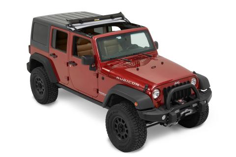 Jeep Wrangler Soft Top Sunrider for Hardtop For Jeep 2007-2018 Wrangler JK Black Diamond Bestop