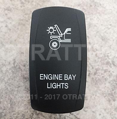 Switch, Rocker Engine Bay Light   