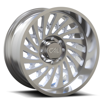 Cast Aluminum Wheels Switchback 9108 PO 20x9 Polished 6 On 139.7 Bolt Pattern 0 Offset Cali Offroad Wheels