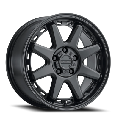 Aluminum Wheels 17x9 Scout 947B Satin Black -12 Offset 5 on 127 Bolt Pattern 78.1 Bore Raceline