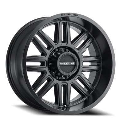 Aluminum Wheels 20x10 Split 948B Satin Black -19 Offset 5 on 127 Bolt Pattern 78.1 Bore Raceline