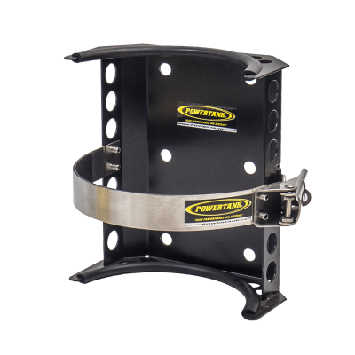 5 lb Super Bracket Stainless Steel Black Power Tank