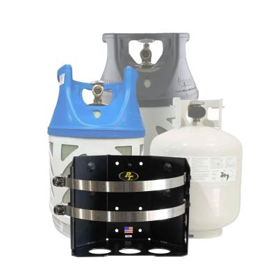 Shasta Locker Bracket for 20 lb Steel and 17, 22 lb Viking Propane Tanks Power Tank